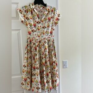 Small Bernie Dexter Ice Cream Sundae print dress